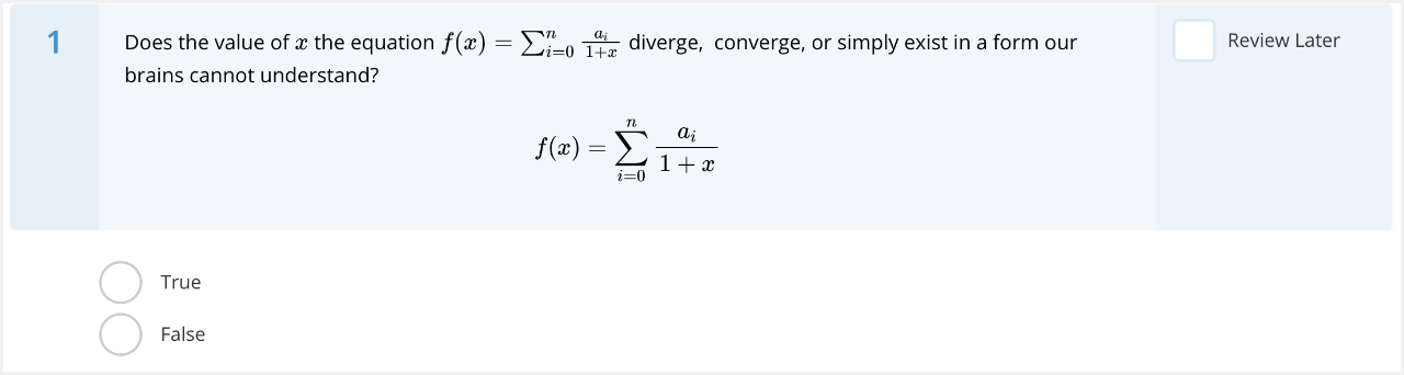 Mathjax Equations in Brillium