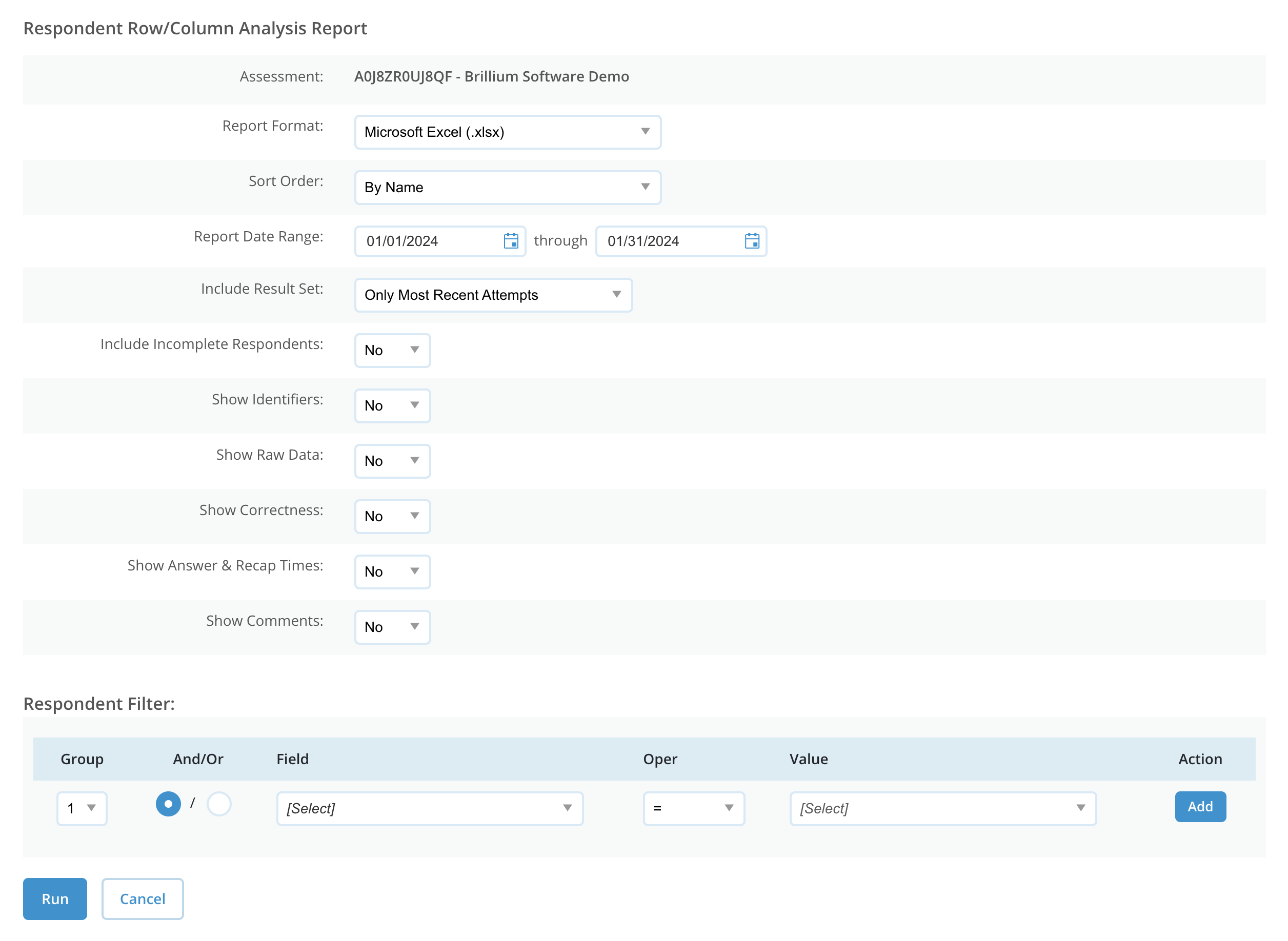 Image of Respondent Row/Column Analysis Report options.png